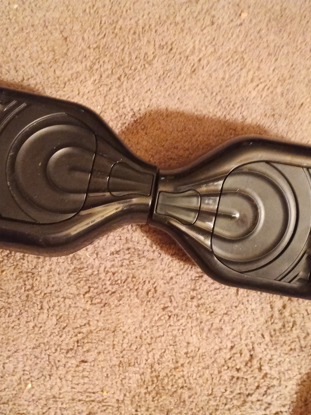 Black Two-Wheel Self-Balancing Scooter Deck